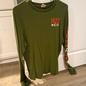Vintage HCO 1922 Olive Green Long Sleeve Tee